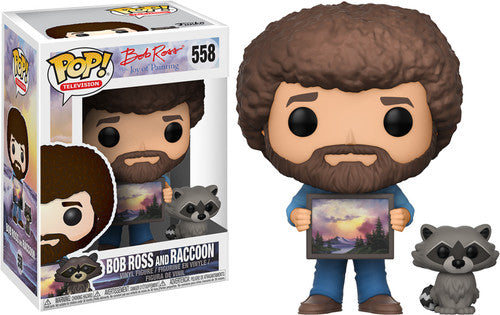 Funko POP! Television - Bob Rosss w/ Raccoon ((Toys))