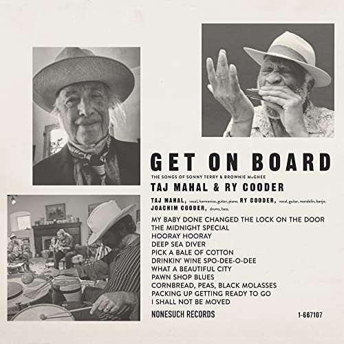 Taj Mahal & Ry Cooder - GET ON BOARD ((CD))